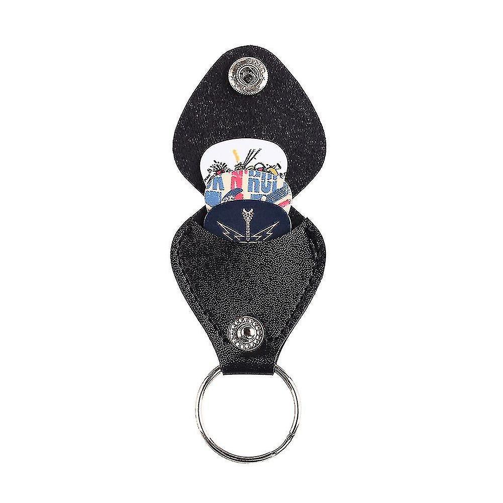 Guitar Cases Gig Bags Plekdrum Holder In Leatherette