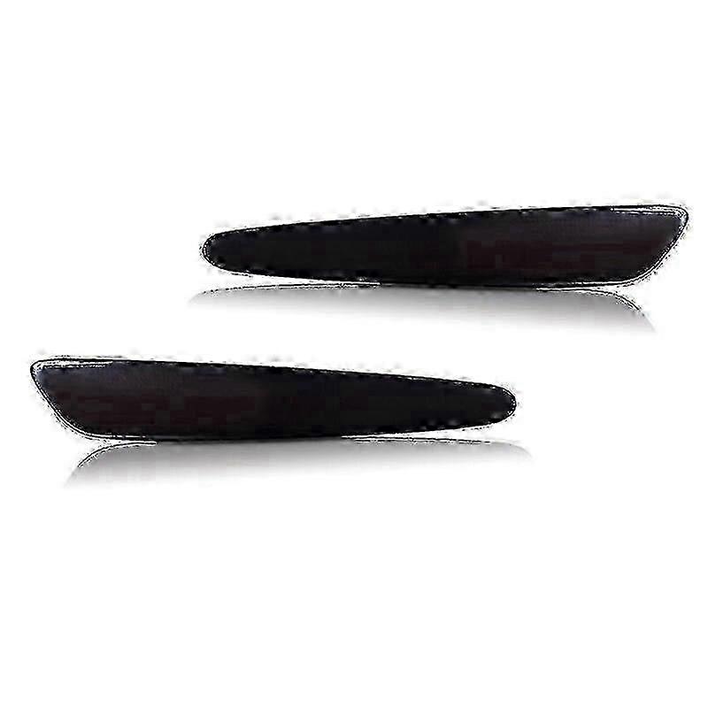 Gtinthebox Smoked Lens Front Rear Side Fender Marker Light Housing Shells For 2005-2013 Chevrolet Corvette C6, No Bulb/socket