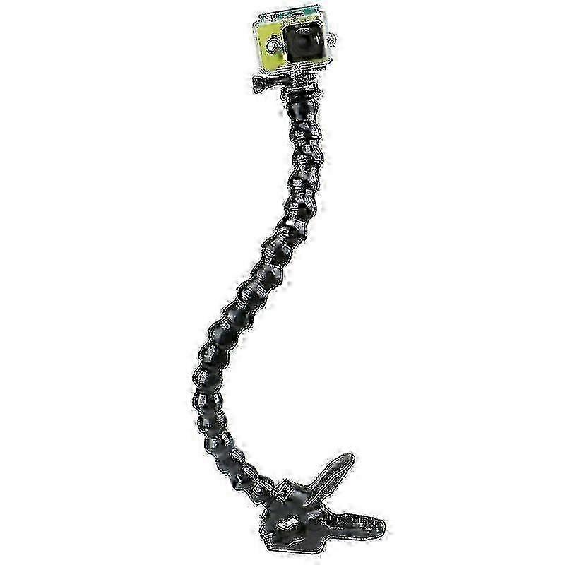 Adjustable Clamp Mount with 19-Section Arm for GoPro & Action Cameras - Versatile Mounting Solution for Outdoor Adventures