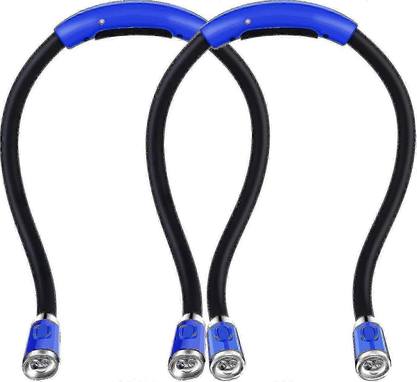 2 Pack Neck Hug Reading Light 4 Led Book Light Usb Rechargeable Reading Light SZRH