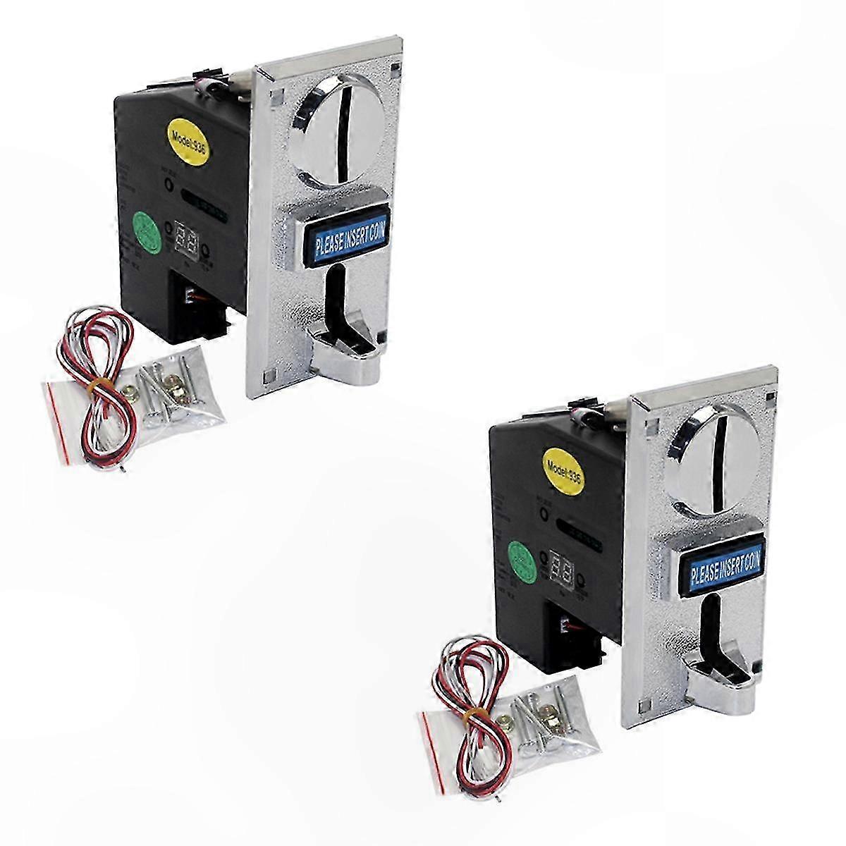2PCS 616 Multi Coin Acceptor Electronic Roll Down Selector for Vending Machine