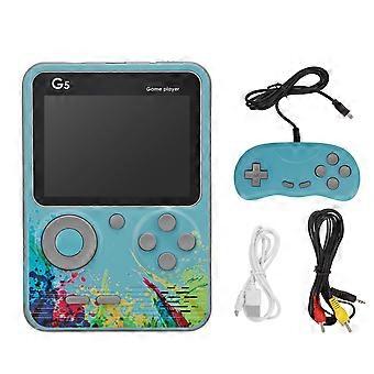 Minispelkonsol Barn Vuxen Bärbar Uppladdningsbar Färgskärm Handhållen Spelkonsol Stöder TV-Con