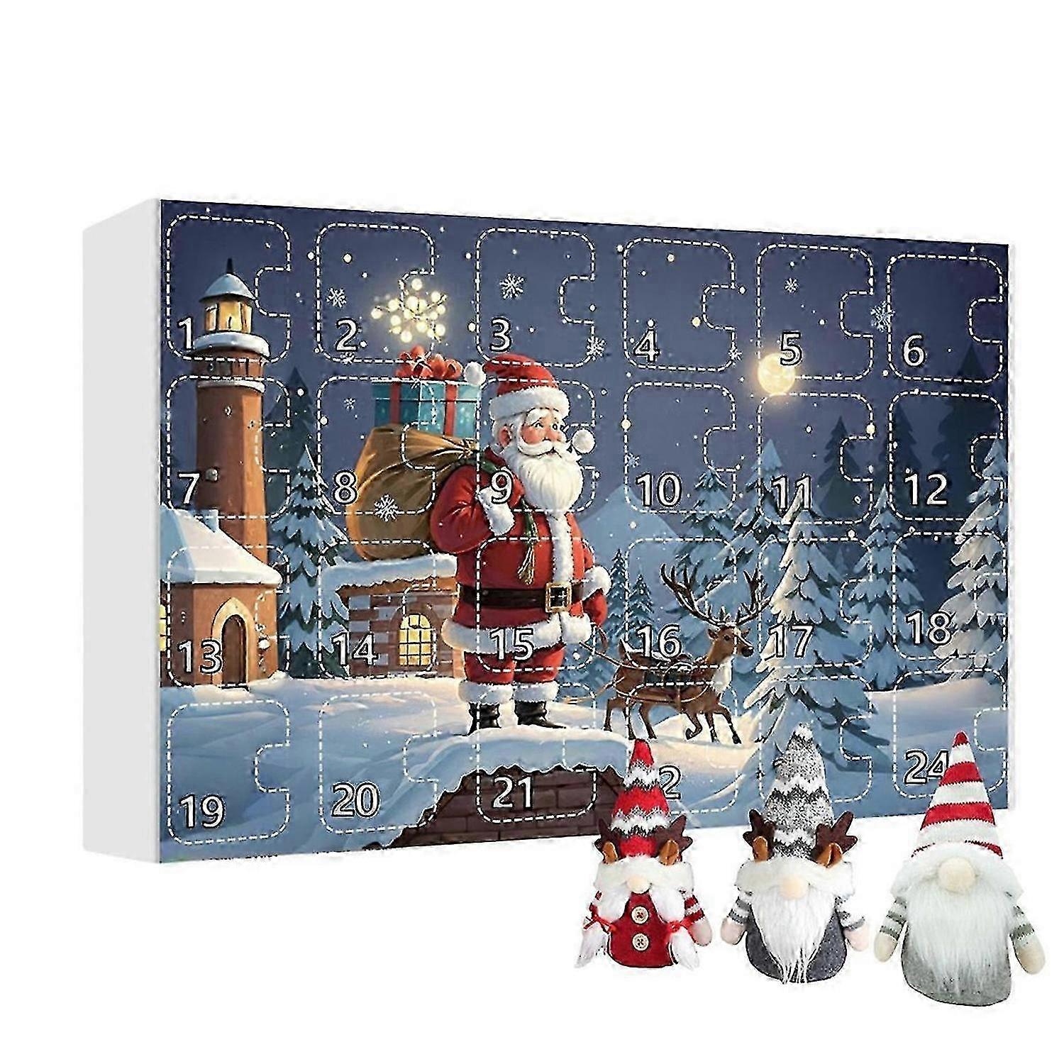 Gnome Themed Advent Calendar for 2024 Christmas Celebration