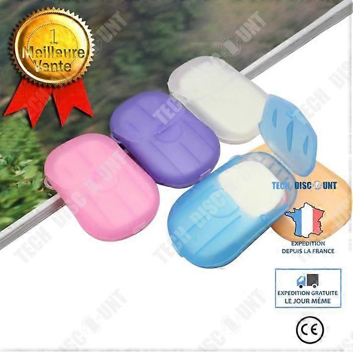 Soap Flakes - TD® - 5 Boxes - 20 Pieces - Portable - Random Colors