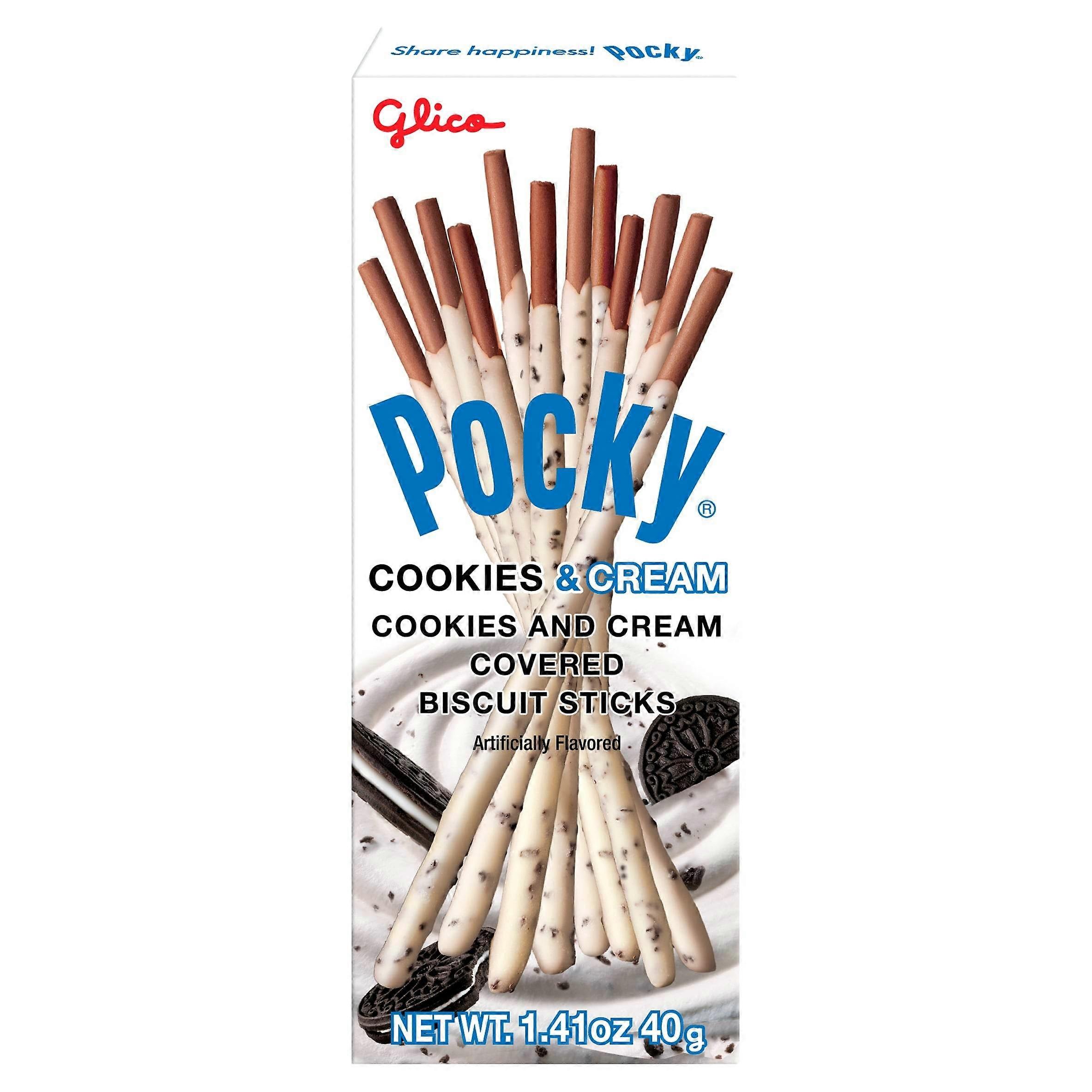Pocky Cookies And Cream Covered Biscuit Sticks, 1 Ea