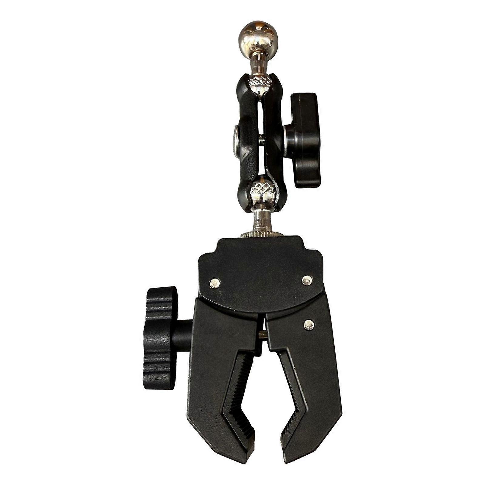 Plastic Mobile Stand Tripod Ball Head Clamp Adjustable Height for Live Content Creation and Recording Multicolor