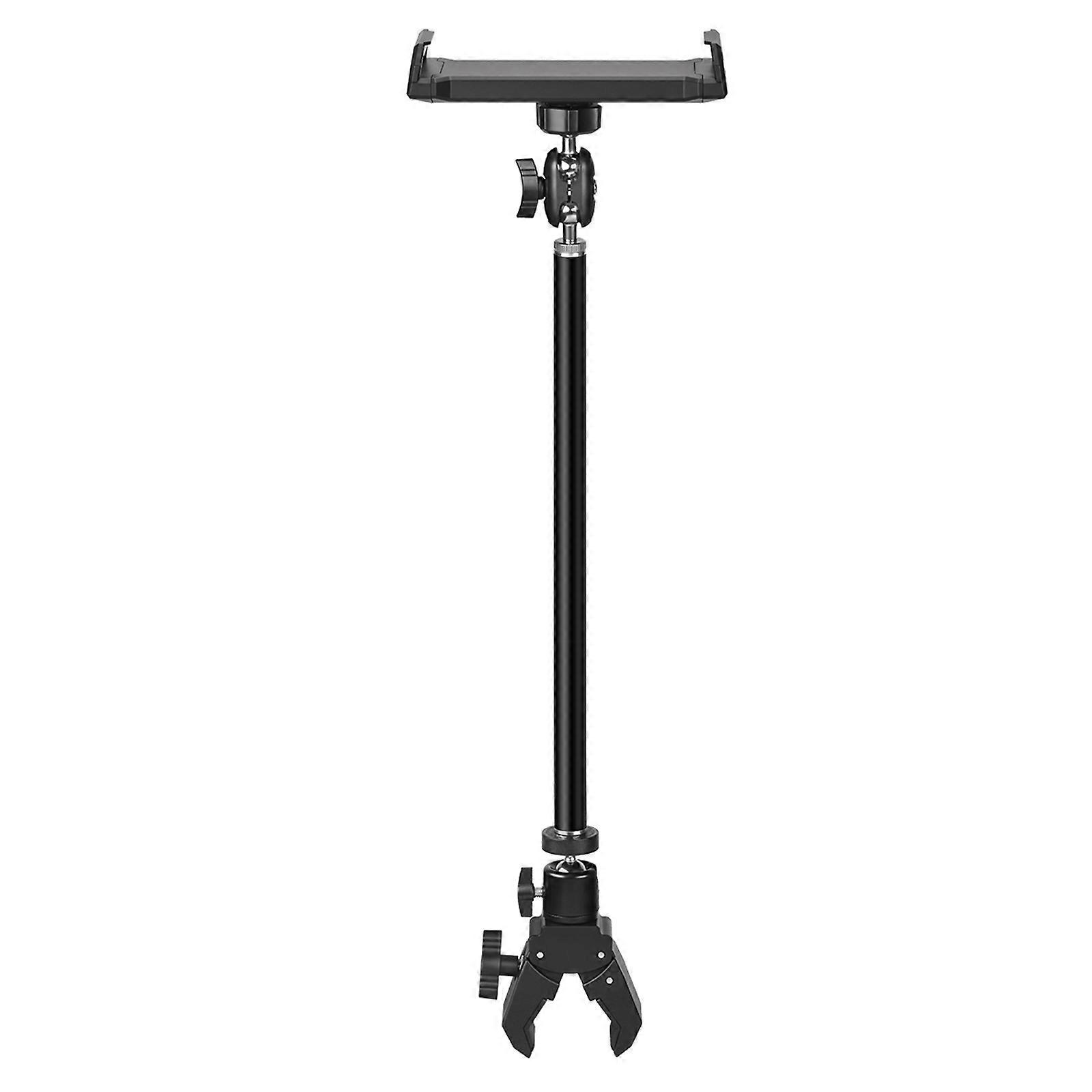 Adjustable Phone Stand With 360 Rotations Sturdy Clamp For 5-13inch Devices Desktop Tablets Holder Office Live Streaming Multicolor