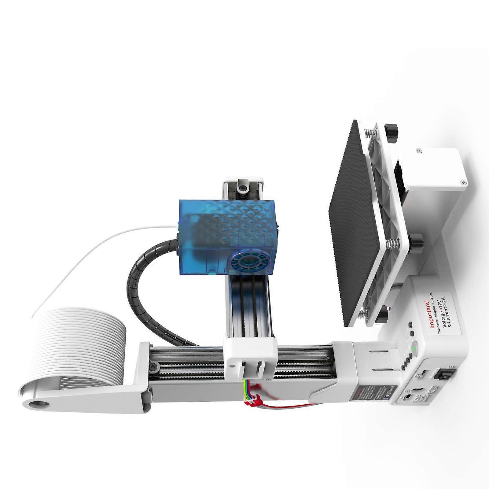 Portable Entry Level TPU 1.75mm 3D Printer Build Space For Beginner Includes Setups Guide Slicers Tools  White