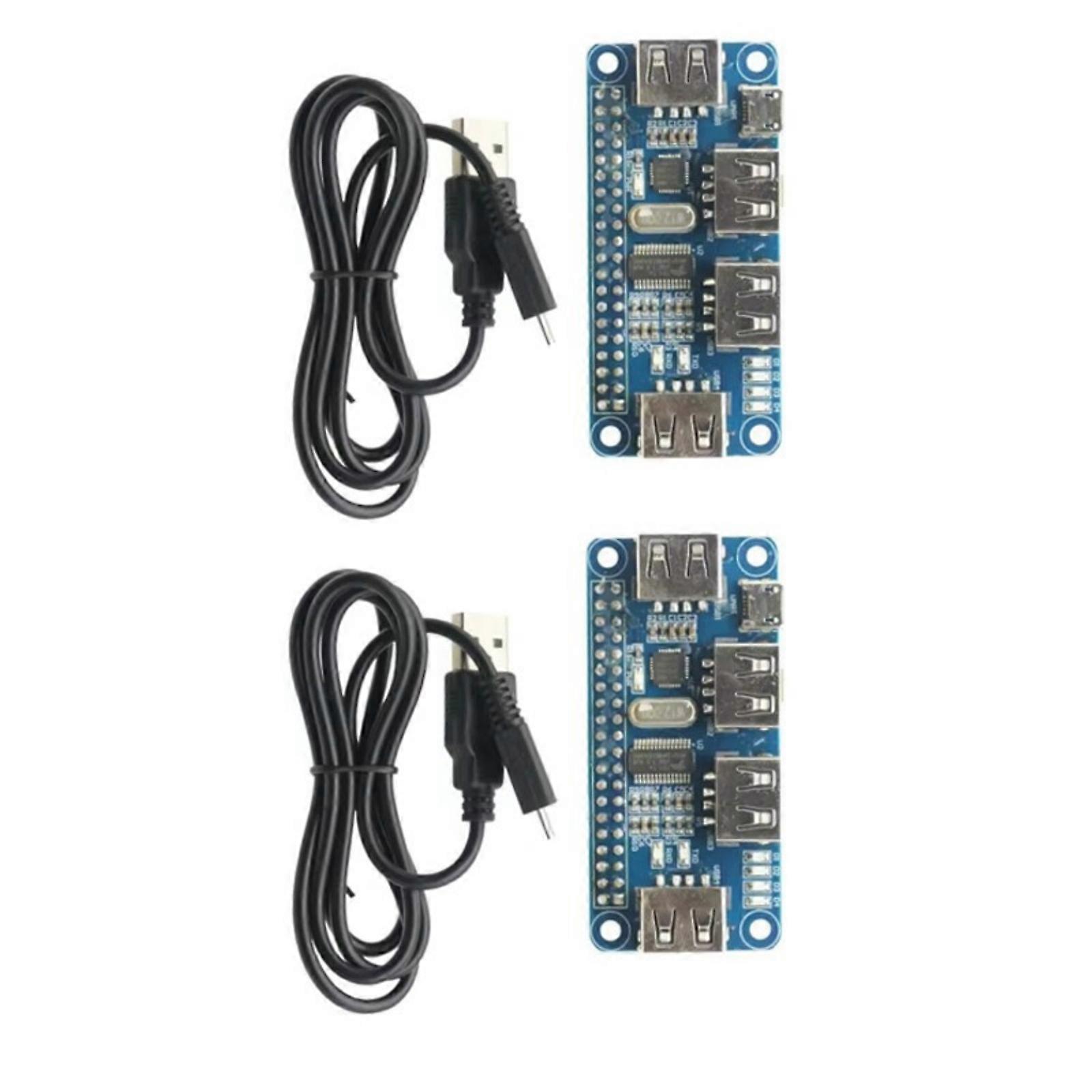 Kompaktes USB-zu-UART-Erweiterungsmodul fügt 4 USB-Anschlüsse für Raspberry-Geräte und Embedded-Projekte hinzu. Kompaktes Design, mehrfarbig.