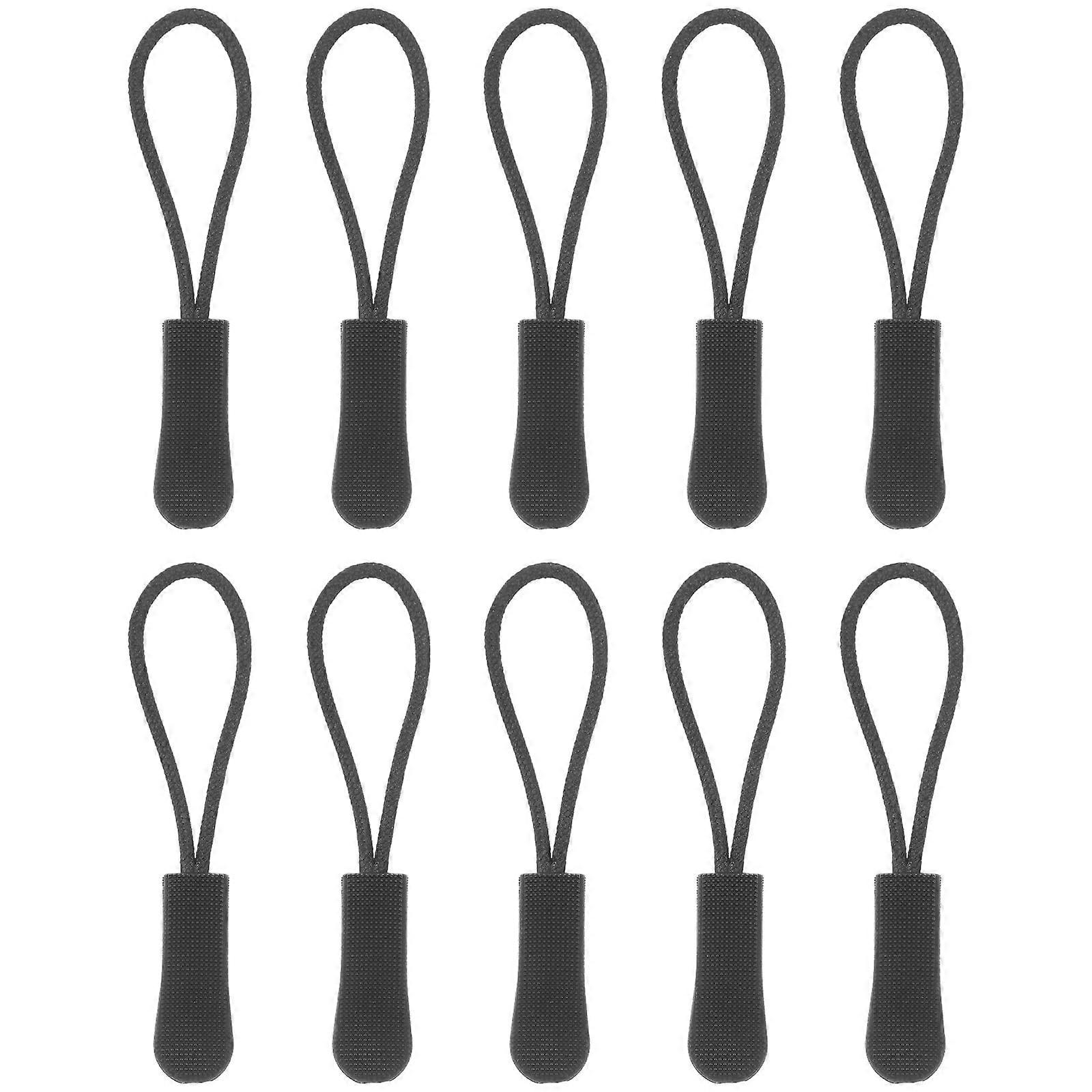 10 Pcs Cord Pulls Zipper Extension Garment Accessories Slider Replacement Tags Extender