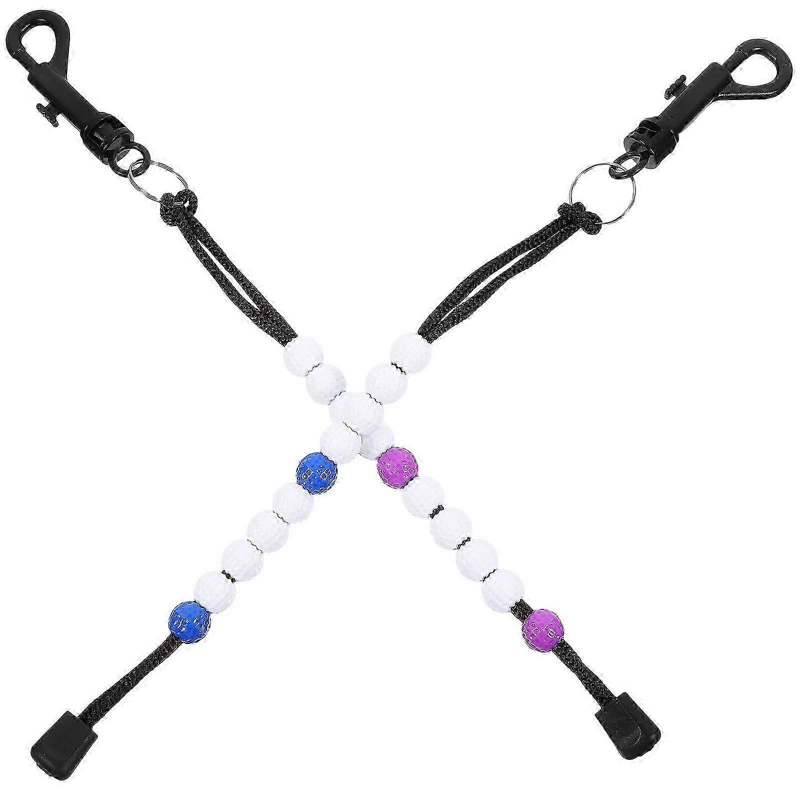 2pcs Bead Score Counter Golfing Scoring Tool Golfing Attachment Golfing Tool Golfing Counter Bead