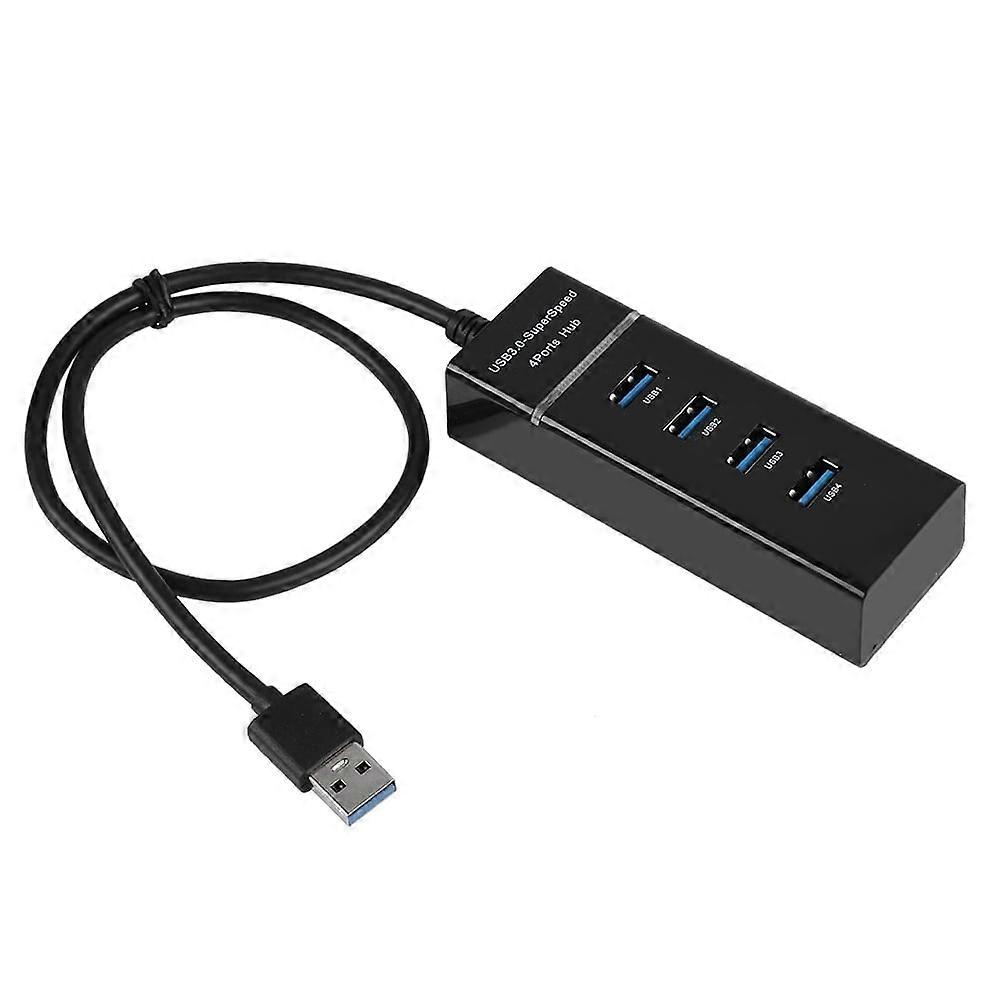 Emoshayoga 4-Port USB 3.0 Hub, 5Gbps Data & Charging Station, Compatible with Phone/Tablet/PC/Windows