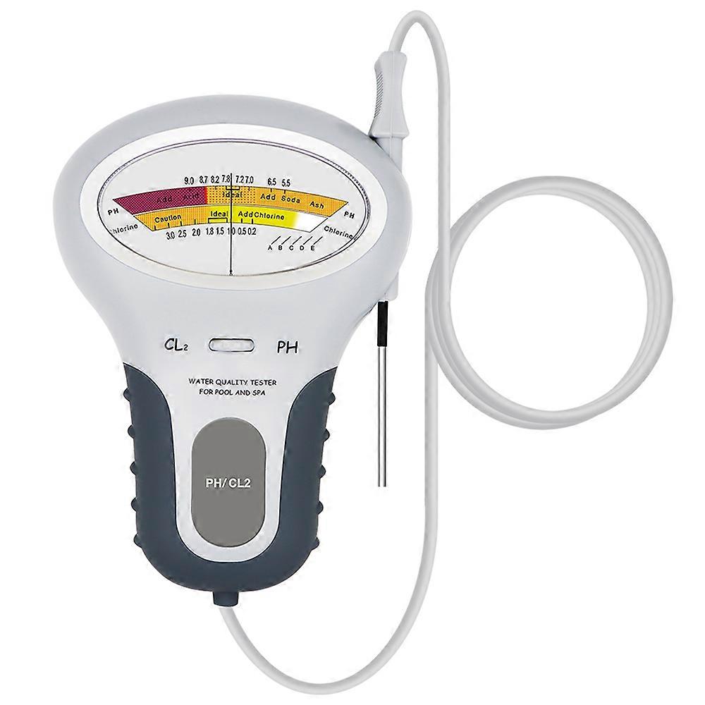 Professional 2 in 1 PH Chlorine Meter Cl2 Tester PH Water Quality Testing Device Chlorine Measuring For Swimming Pool Aquarium