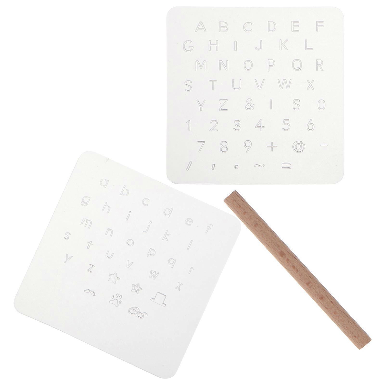 Alphabet Stencil Stamping Tool Set For Daily Life And Travel Unique Retro Design 1 Set