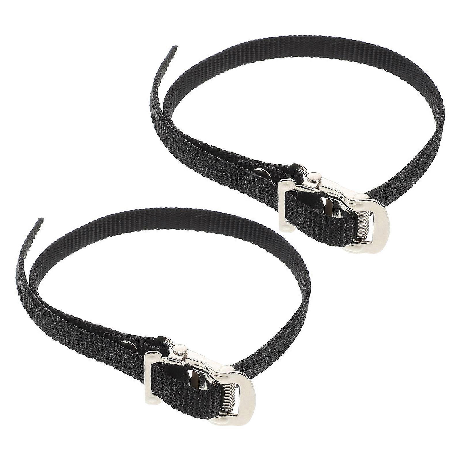 Durable Adjustable Bike Pedal Straps for Exercise Cycling Foot Support 6Pcs