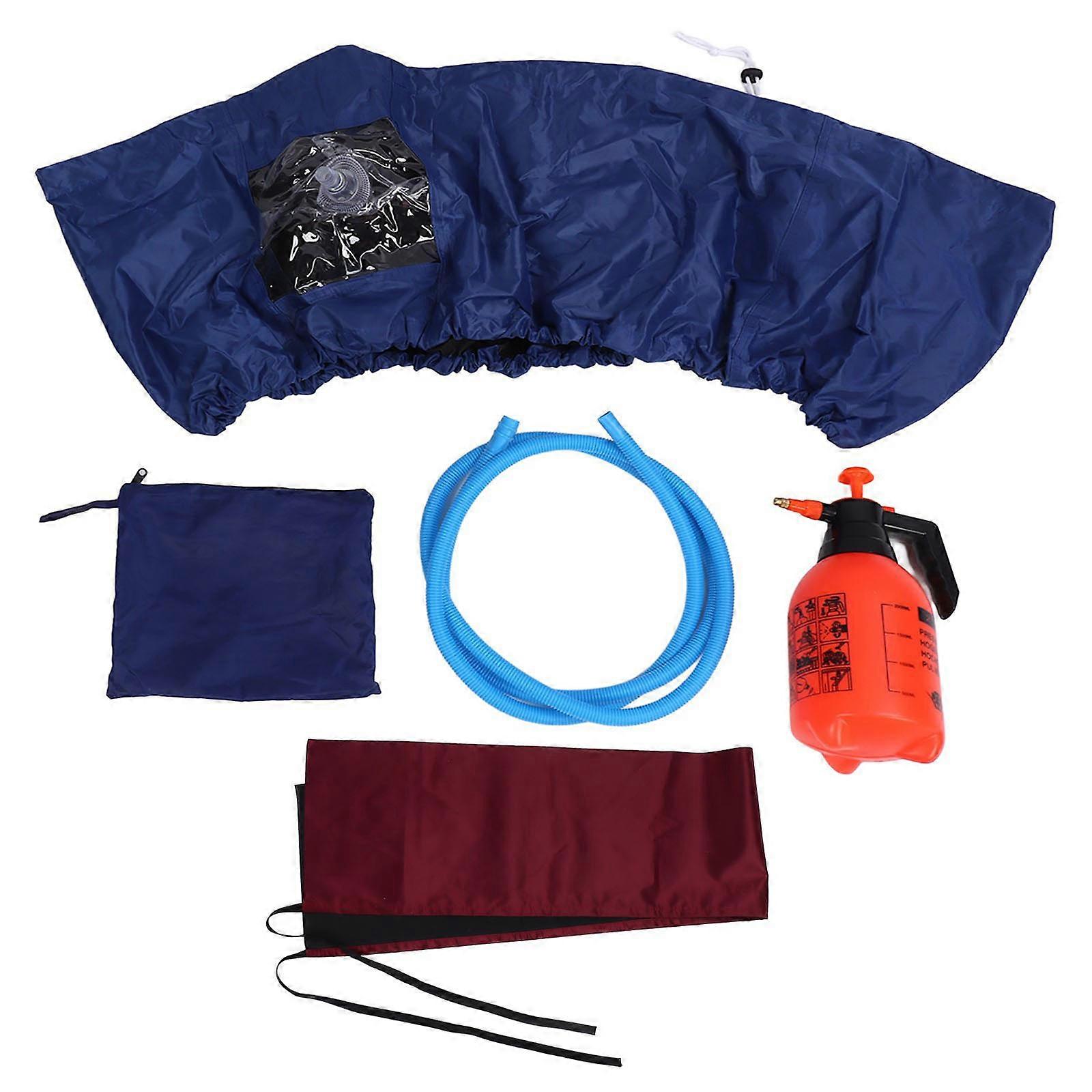 Quick Install Air Conditioner Cleaning Shield Set Water Retaining Sheet Storage Multicolor