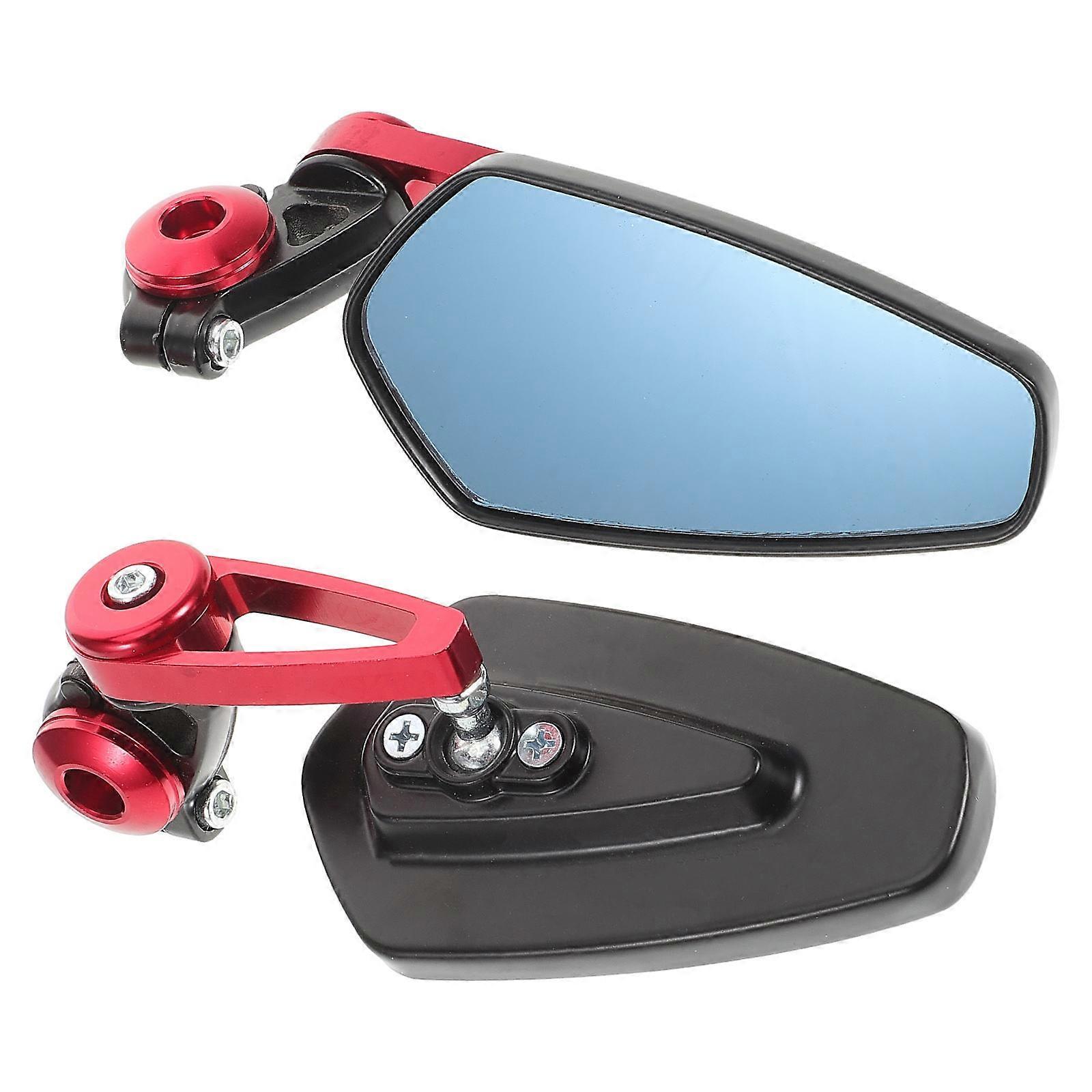 Motorcycle Rearview Mirrors for Motorbike Use with Adjustable Angles 1Set