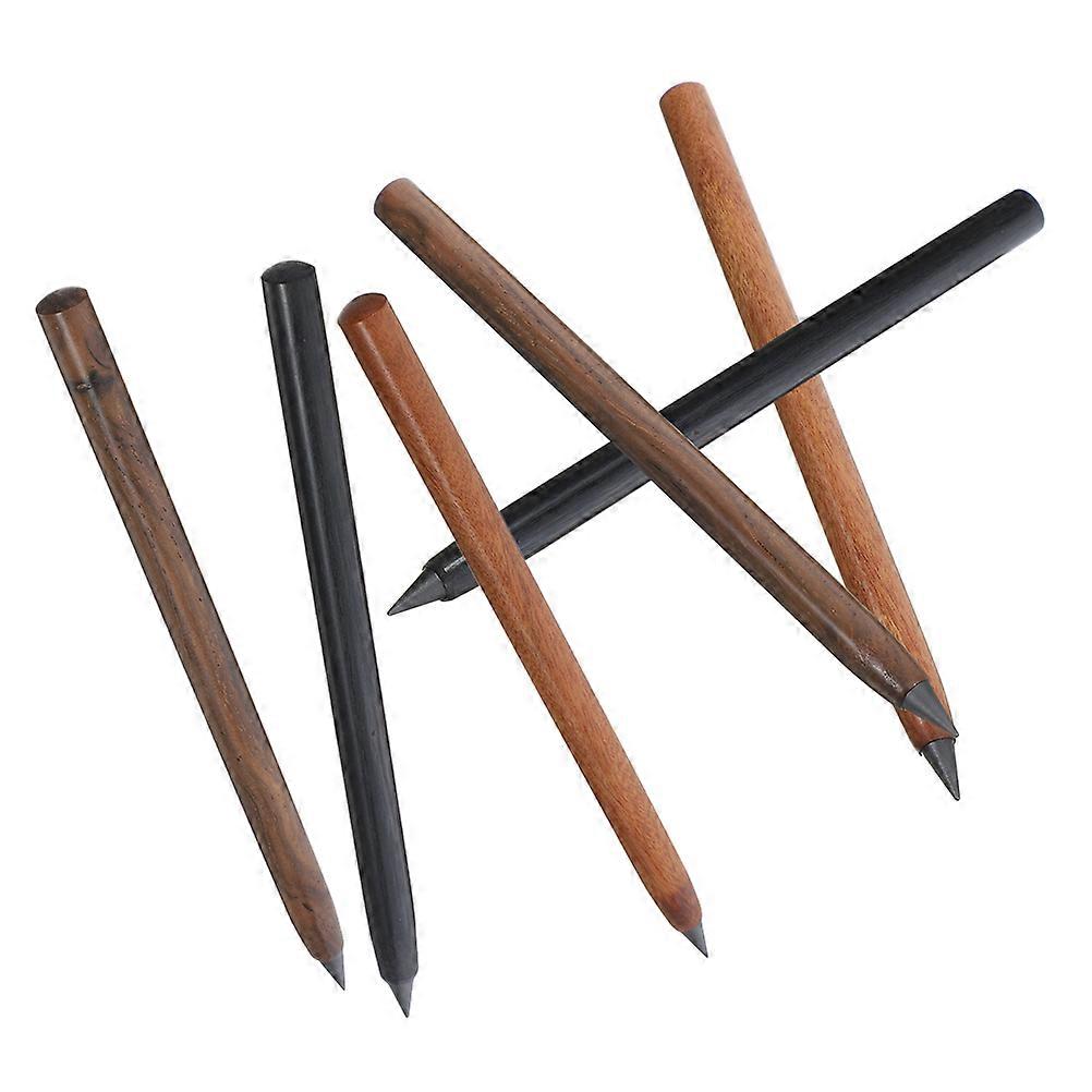 Multi Color Solid Wood Pencils for Writing Use with Break Resistant 6Pcs