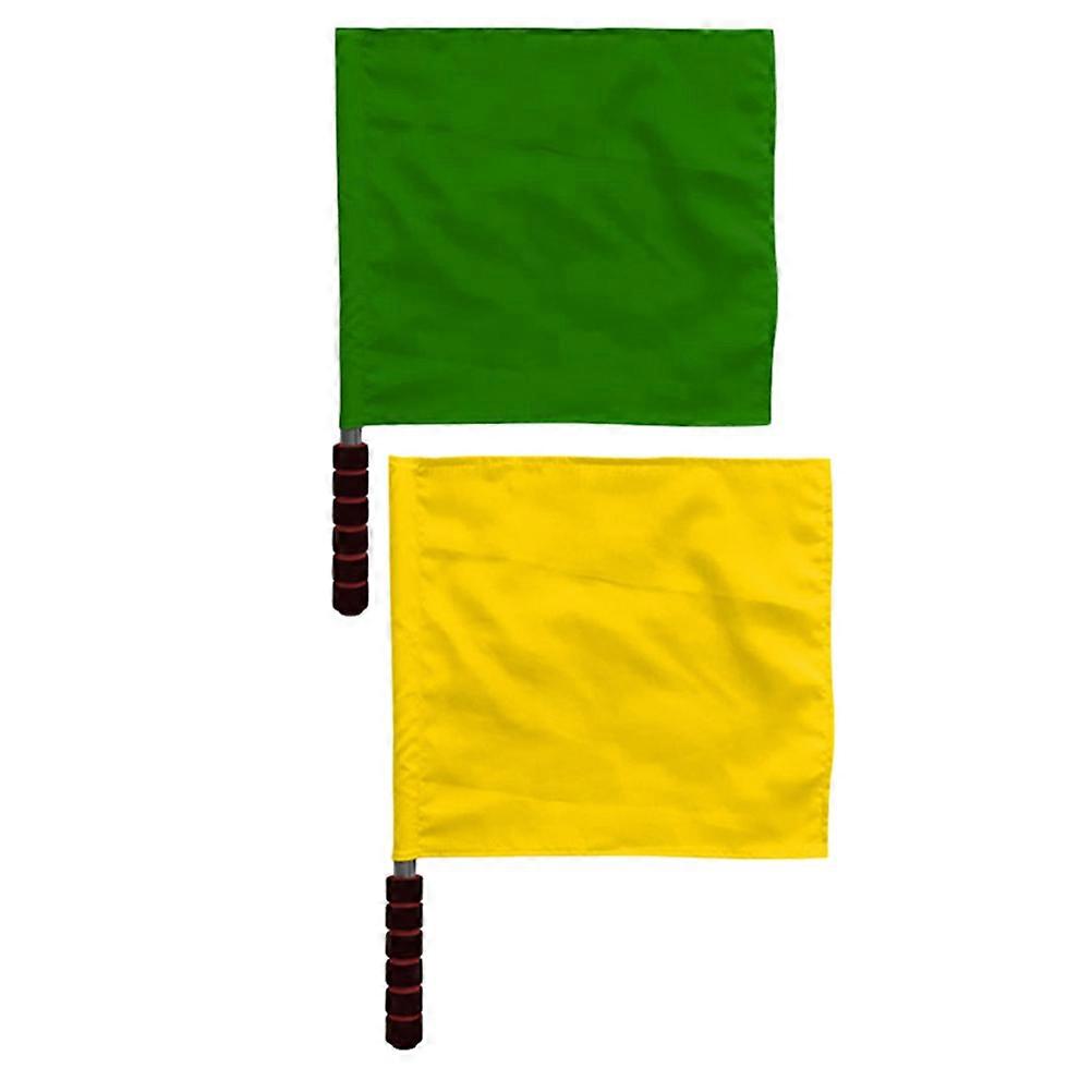 Traffic Handheld Flags with 4Pcs for Sports Events and Safety Signaling