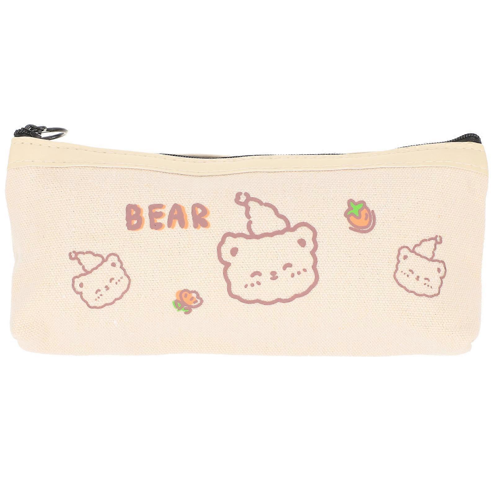 Daily Pencil Bag Multi-Function Pen Storage Bag for Storage Use 3Pcs