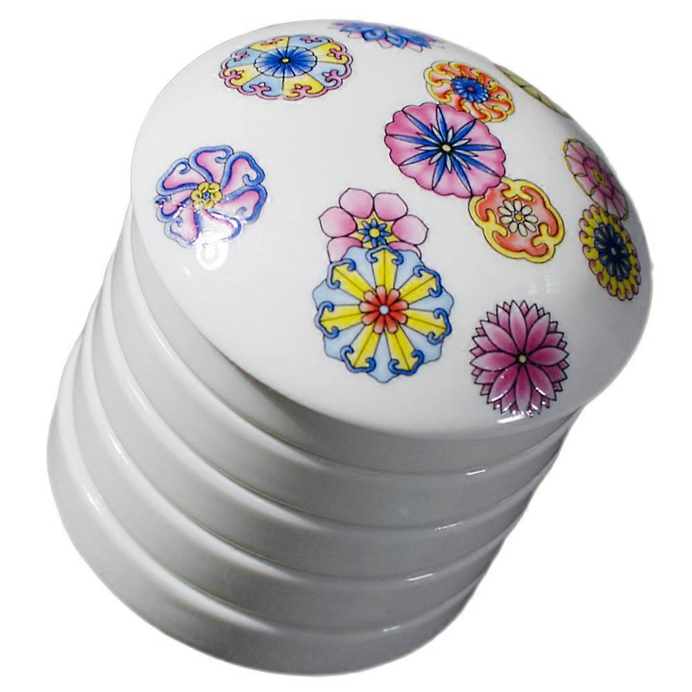 Practical Ceramic Pigment Trays for Mixing Paint with 2Sets