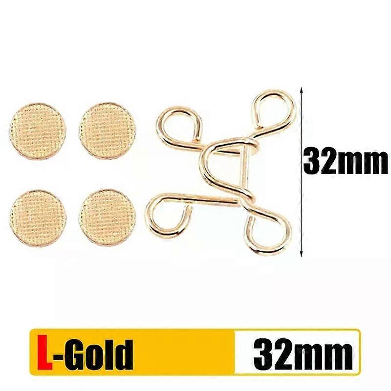 Jean Button Pins Adjustable Pant Waist Tightener Button Extender No Sewing Jeans Button Replacement Clips Pants Waist Buckle Set