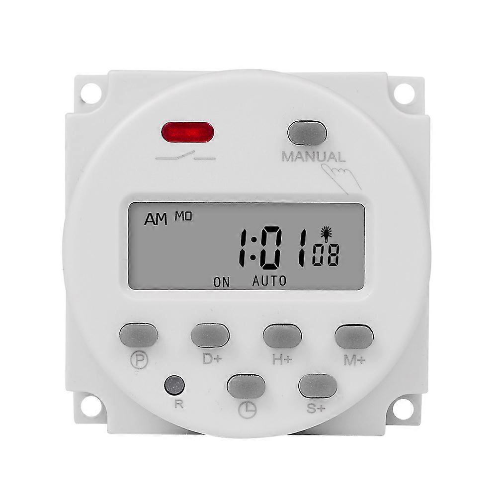 CN101S Digital Automatic Cycle Timer Switch 7 Days Weekly Programmer Electronic Timer Switch Time Relay with Countdown 12V 24V