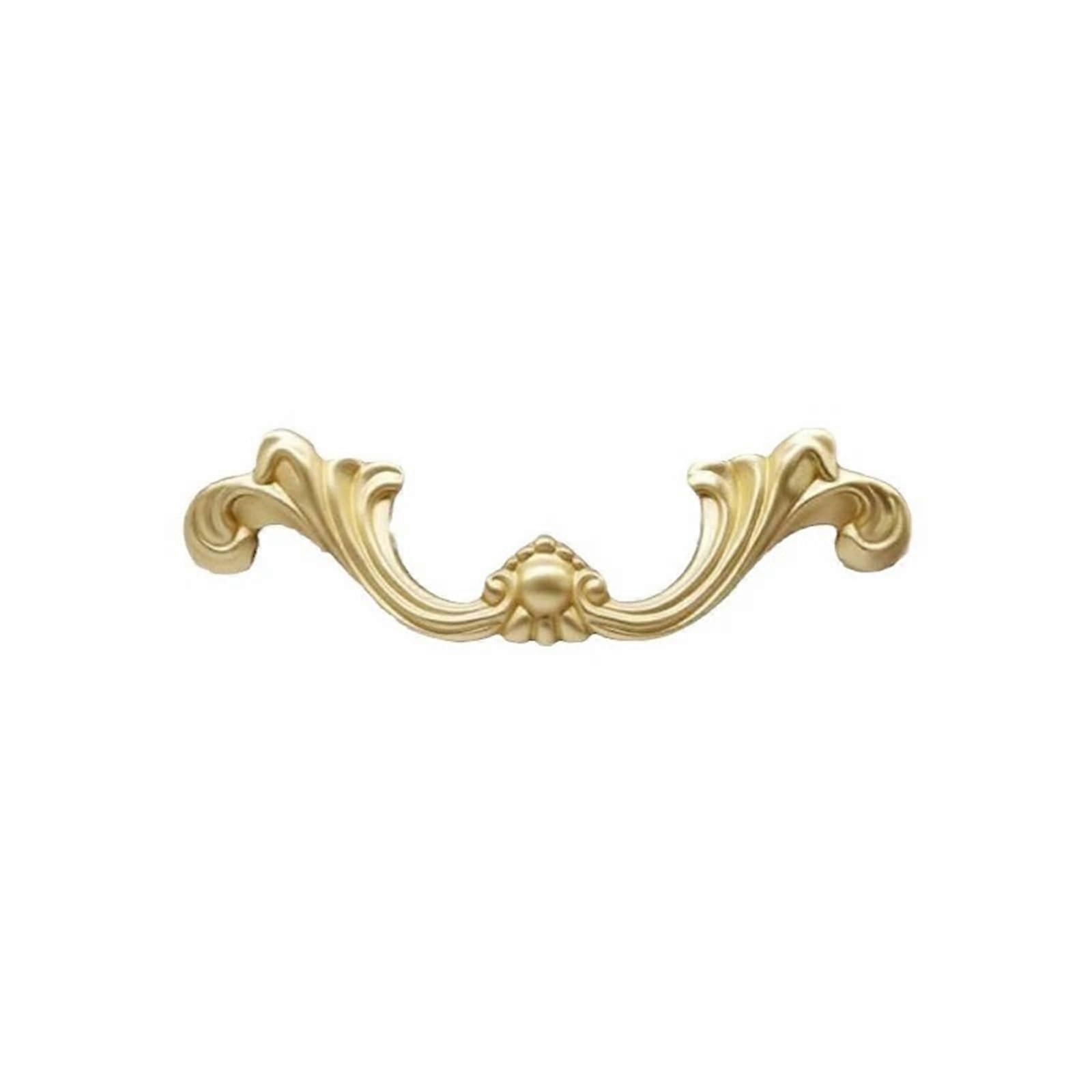 Solid Brass Cabinet Handles Retro Gold Finish Durable Drawer Pull for Kitchen 1Pcs L208696
