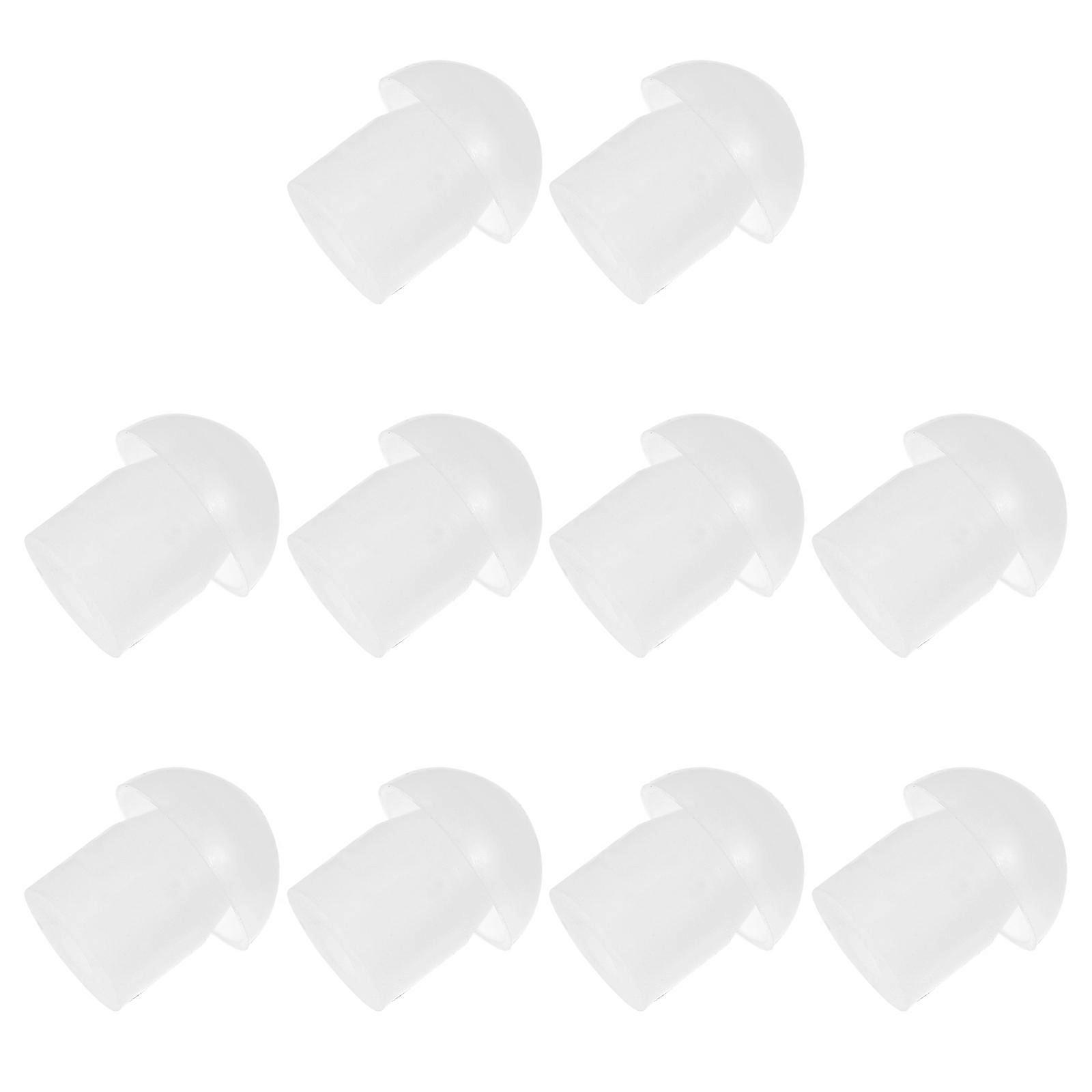 Hearing Aid Earbuds Transparent Silicone for Hearing Aid Use 30Pcs Set