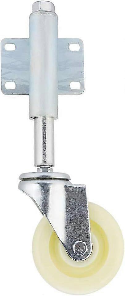Gate Wheel, 4" Nylon Spring Loaded Swivel Caster for 440 lbs. Load Capacity