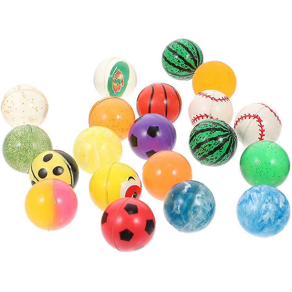 Educational Jumping Balls 80 Pcs Skill Development Game For Kids Assorted Color Reflex Training Toys