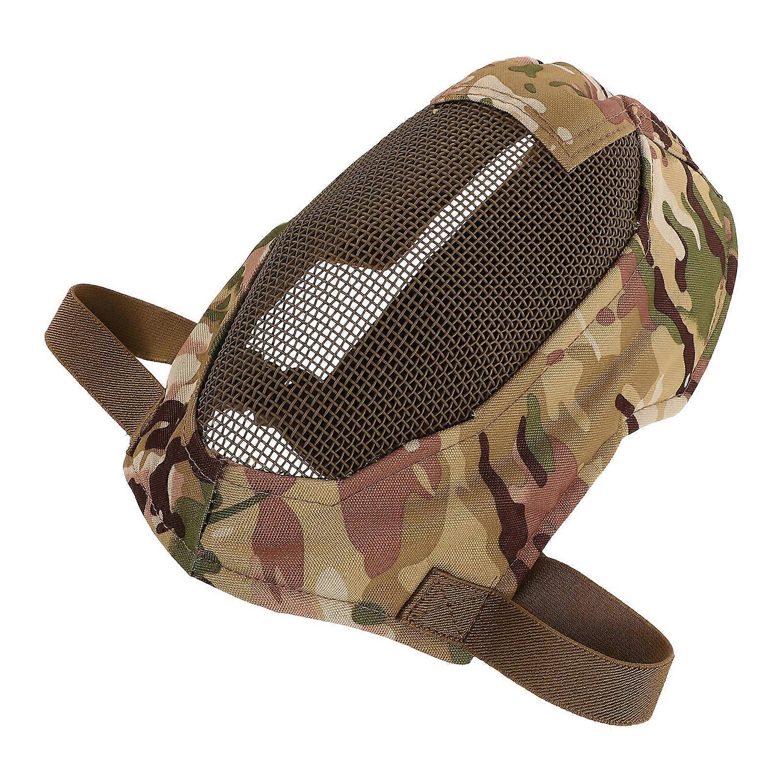 Full Coverage Steel Mesh Mask for Protective Use in Material