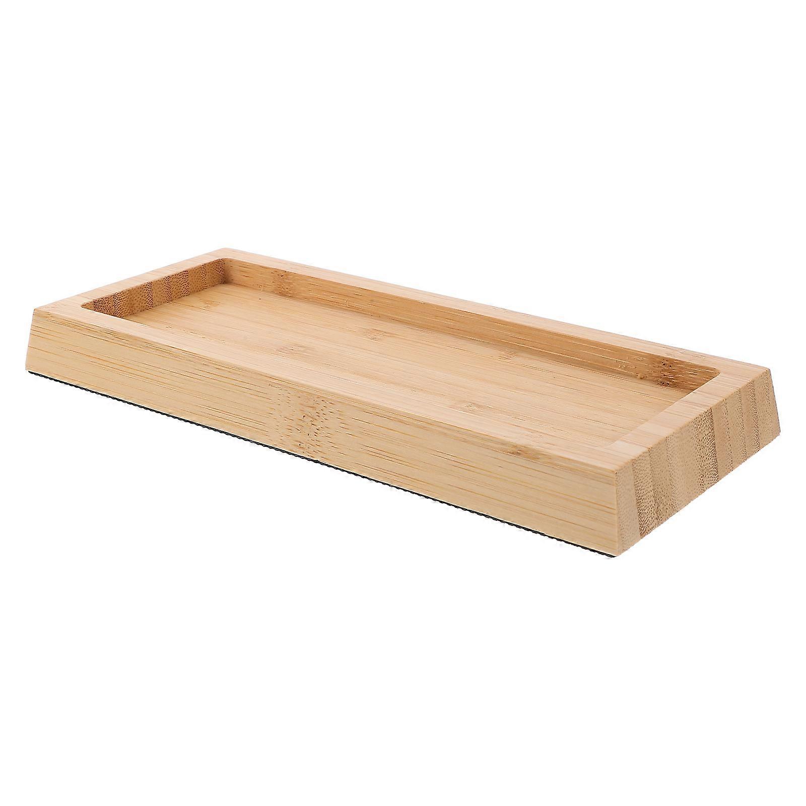 Whetstone Holder Bamboo Base for Kitchen Use