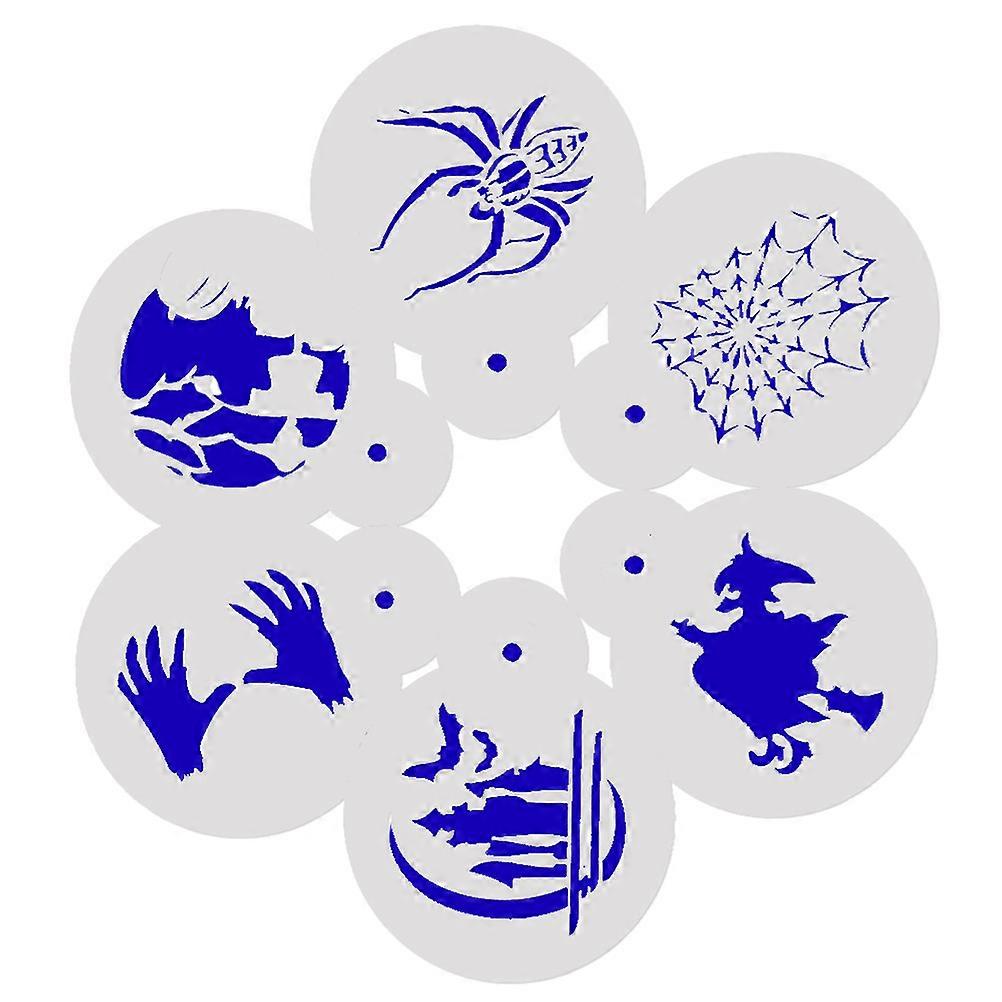 Halloween Stencils Spider Web Cake Stencils for 6Pcs Creative Use