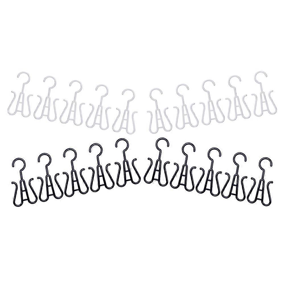 Shoe Hanging Hooks Plastic Shoe Drying Racks for Home 20Pcs Group