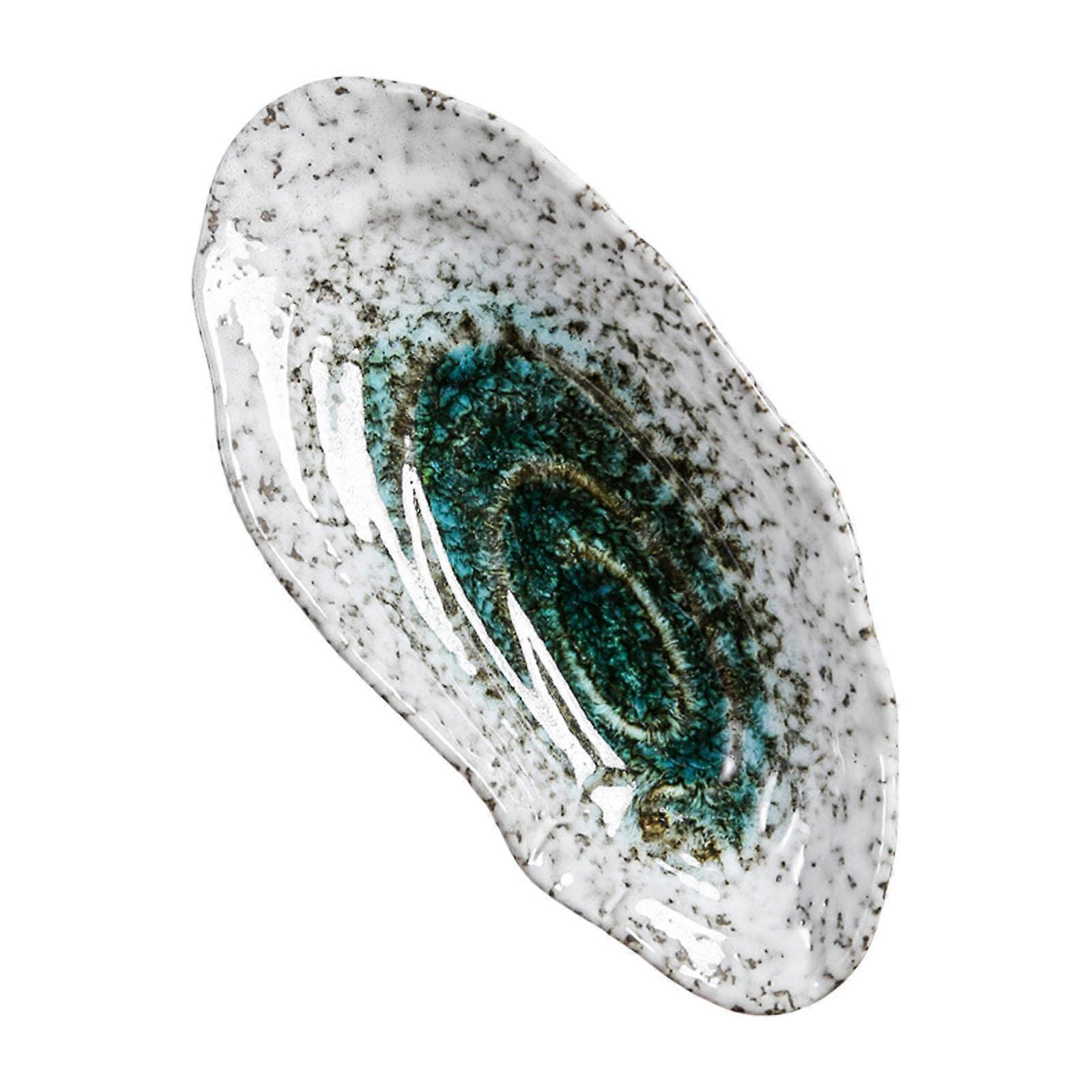 Outdoor Ceramic Butterfly Feeder with Large Capacity, Multicolor Bees Pattern Bird Bath