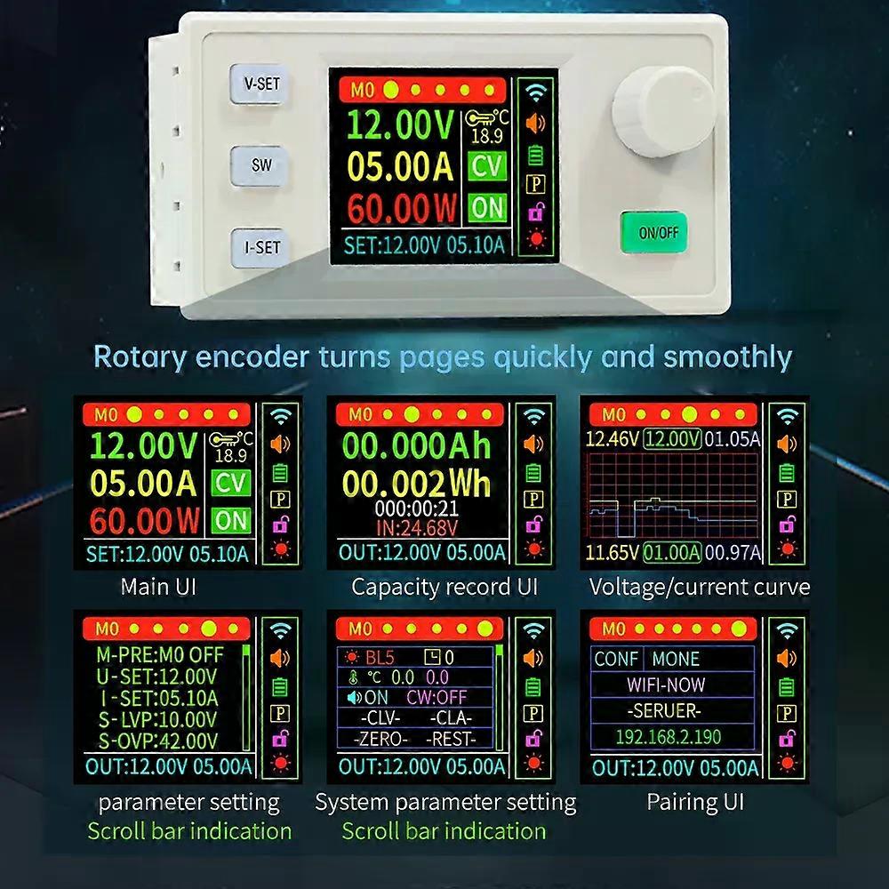 XY6020LS CNC Step-Down DC Adjustable Stabilized Voltage Power Supply 0-60V 20A 1200W Constant Voltage Constant Current Module