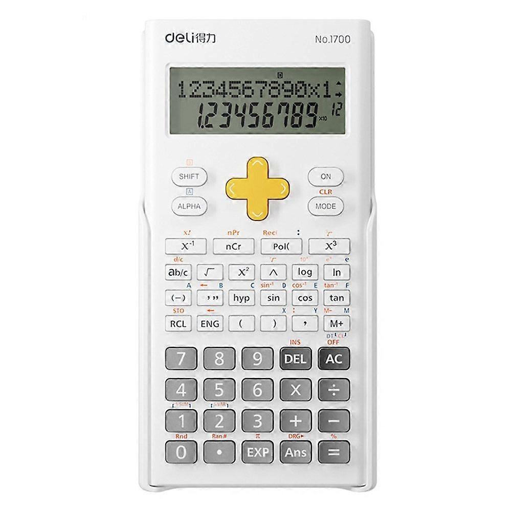 Deli 240 Functions Scientific Calculators Multifunction Function Engineering Calculators 2-Line 12digit Math Calculators