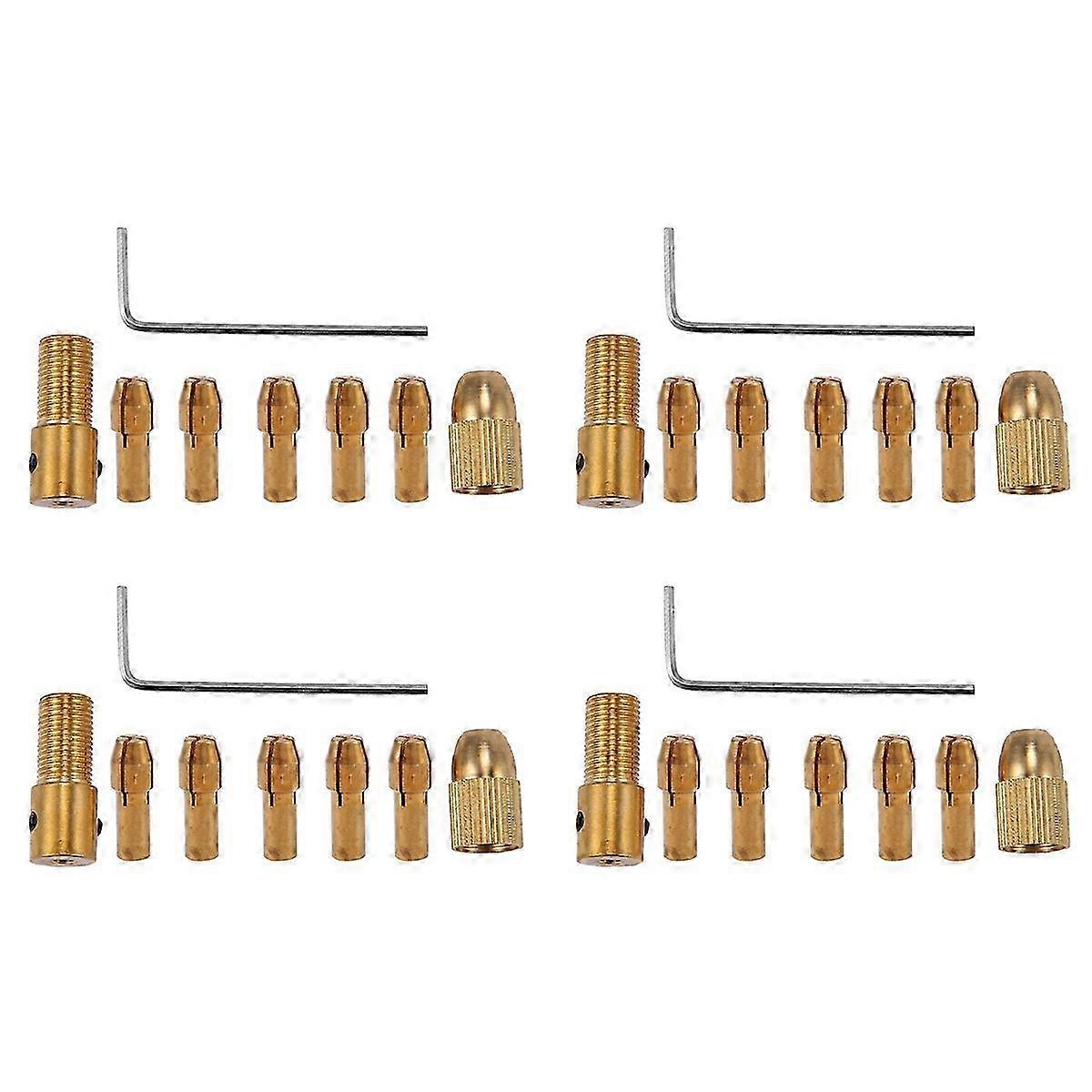 8Pcs 0.5-3mm Small Electric Drill Bit Collet Mini Chuck Tool Kit
