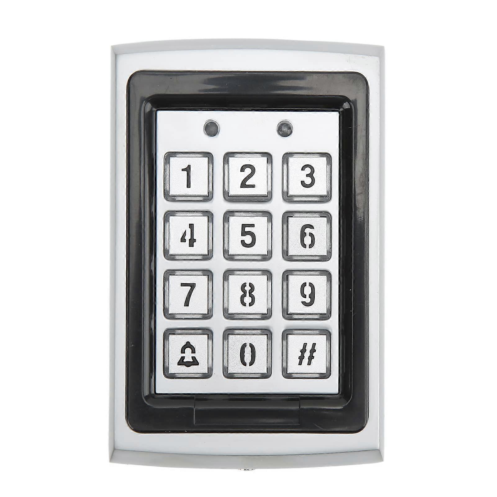 Access Control Keypad with Weatherproof Metal Shell, RFID Door Entry System, 1000User Capacity