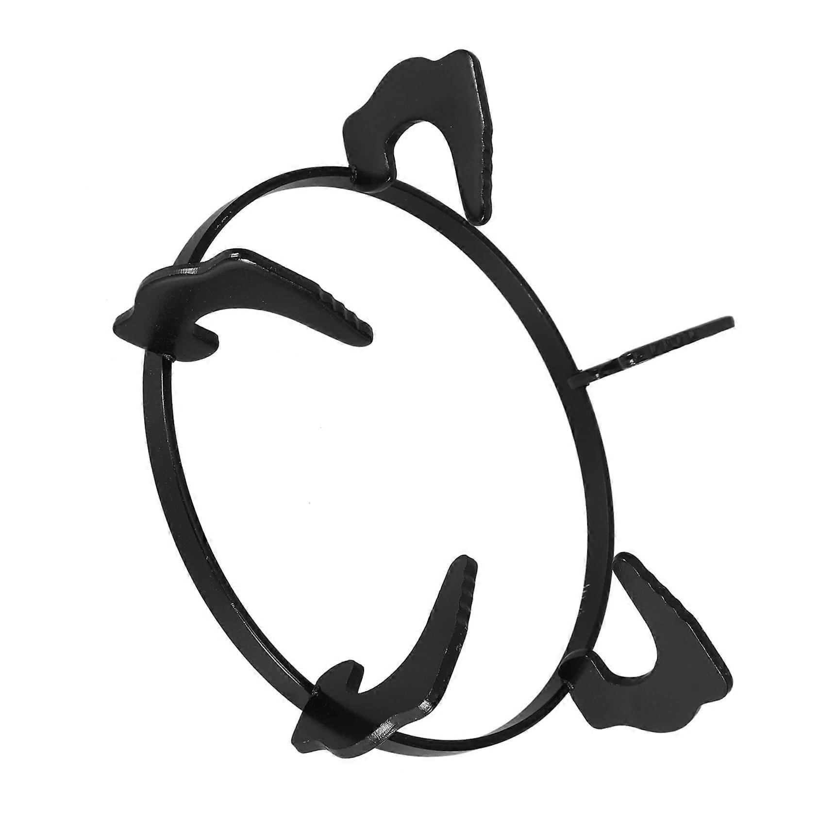 Cast Iron Wok Ring for Gas Stove with Nonslip Safety Design and Durable Rectangular Stand