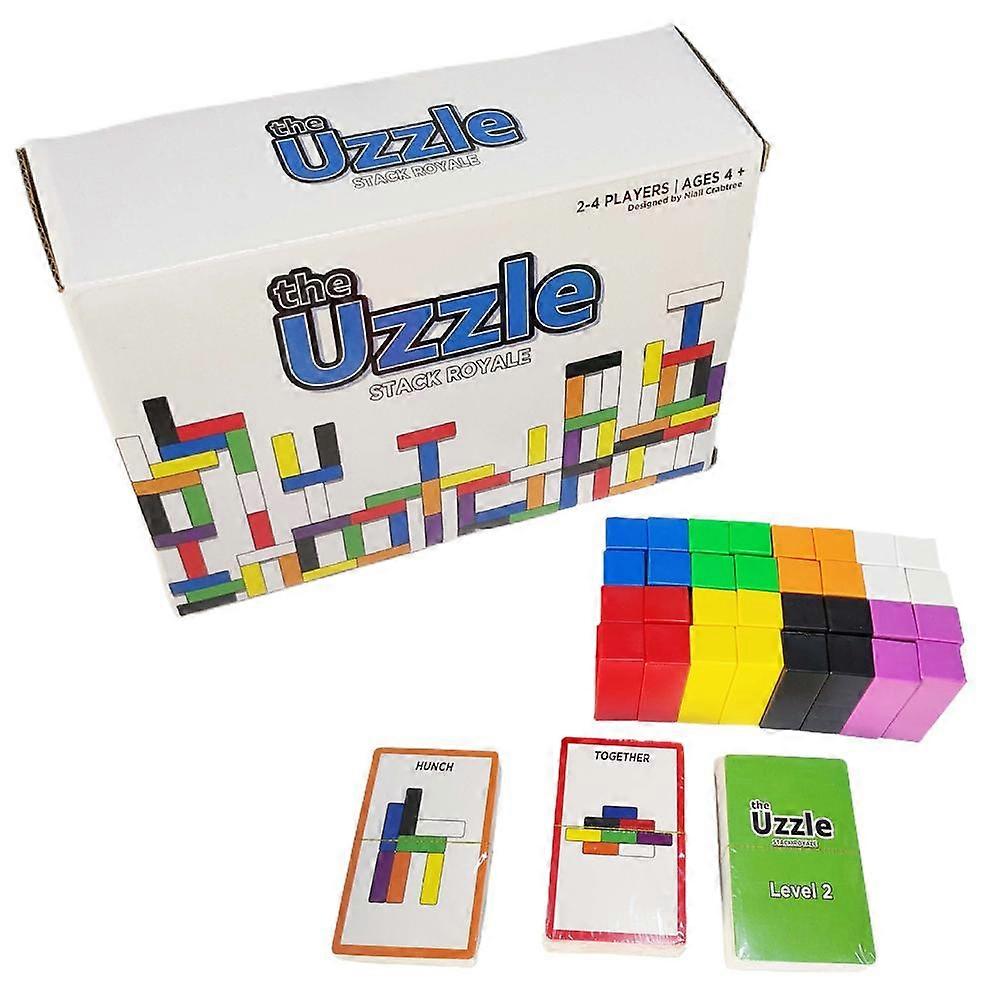 Brain Game Puzzle Blocks card for Kids Adults Interactive Table Game