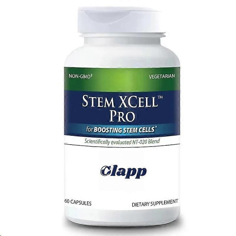 CLAPP Stem Xcell Pro Supplement Cellular Immune Antioxidant Support, 60 Pills