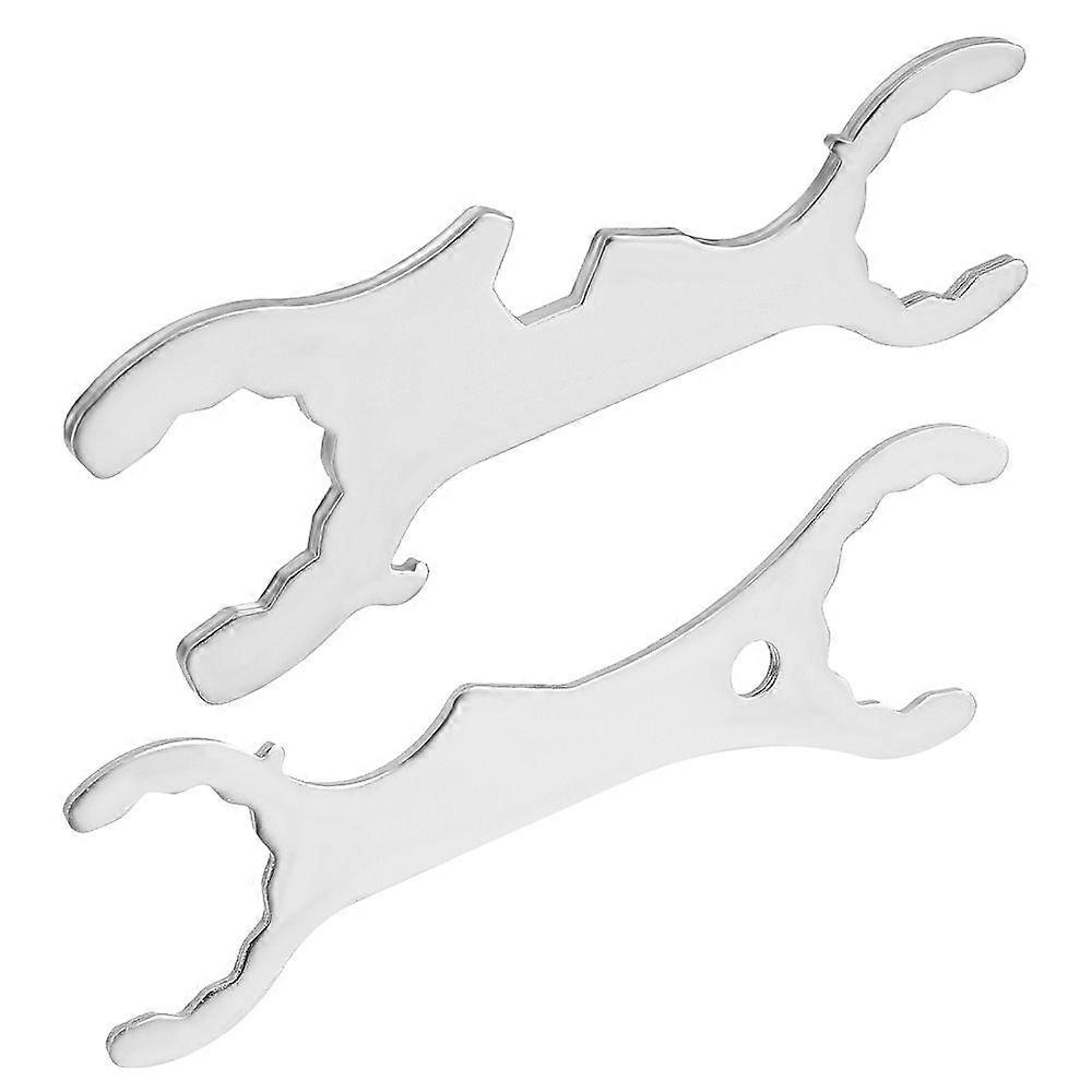 2pcs 2 style Titanium Multi-Function Wrench Light Sky Blue 1pc/style