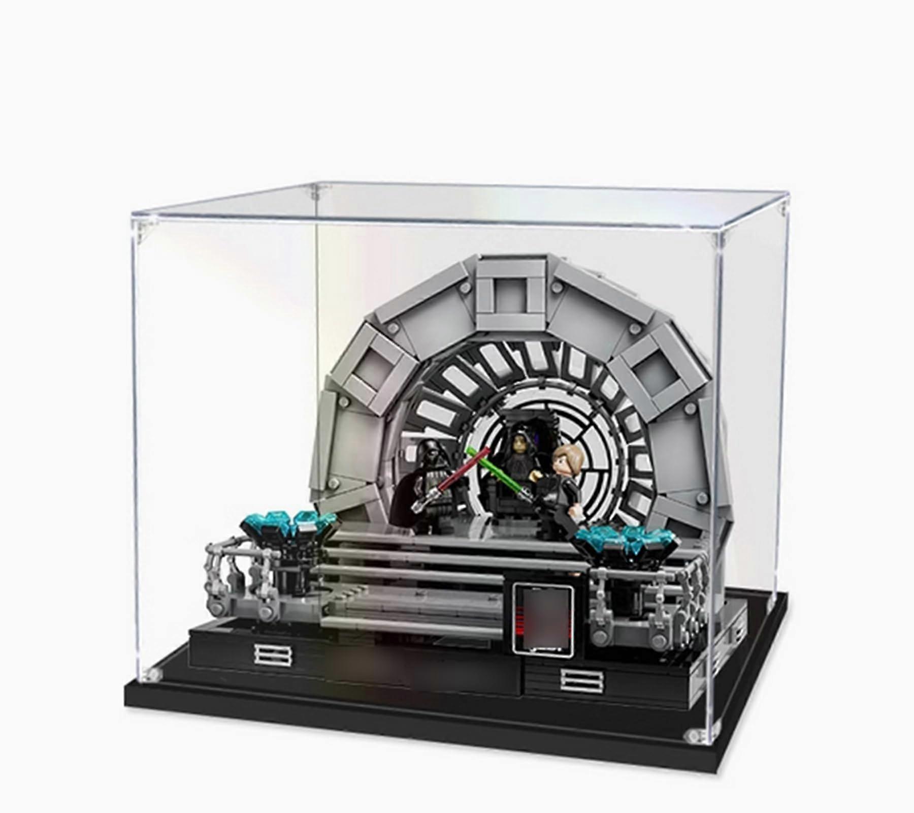 Acrylic Display Case for  Star Wars 75352 Emperor's Throne Room, Dustproof Clear Organizer