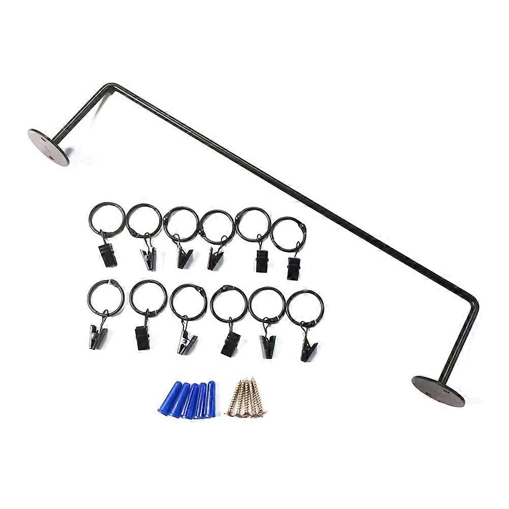 Hanging Multi-Purpose Hanging Rod Iron Ring Clothes Organizer