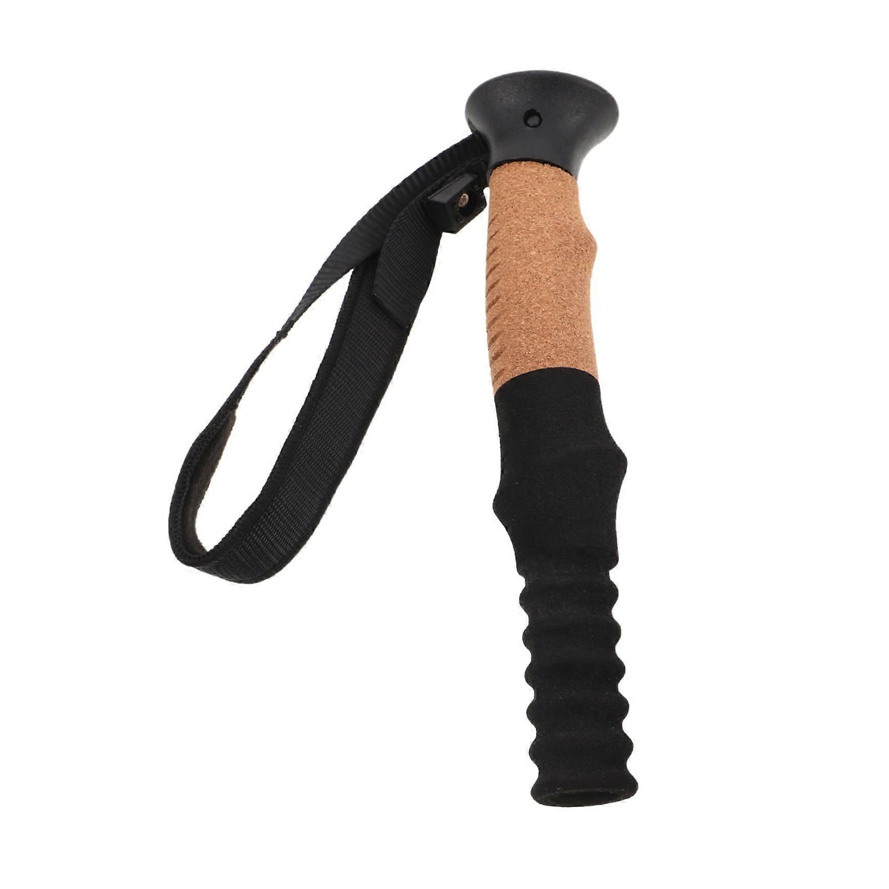Cork Trekking Pole Handles with Secure EVA Grip and Adjustable Wrist Strap for Hiking Replacement