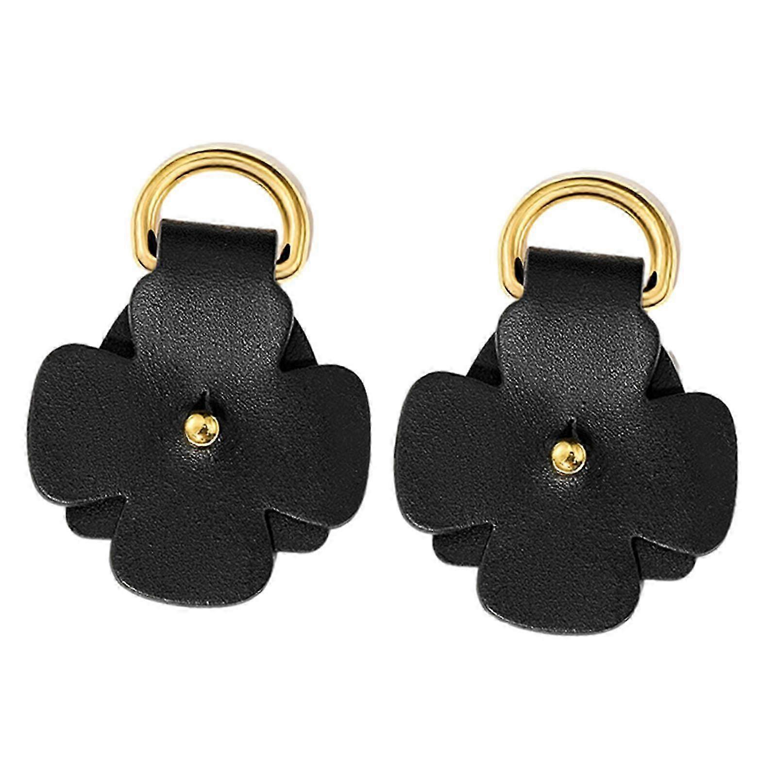 2Pcs Purse D Rings for Straps PU Leather Easy Use No Punching Handbag Strap Loop