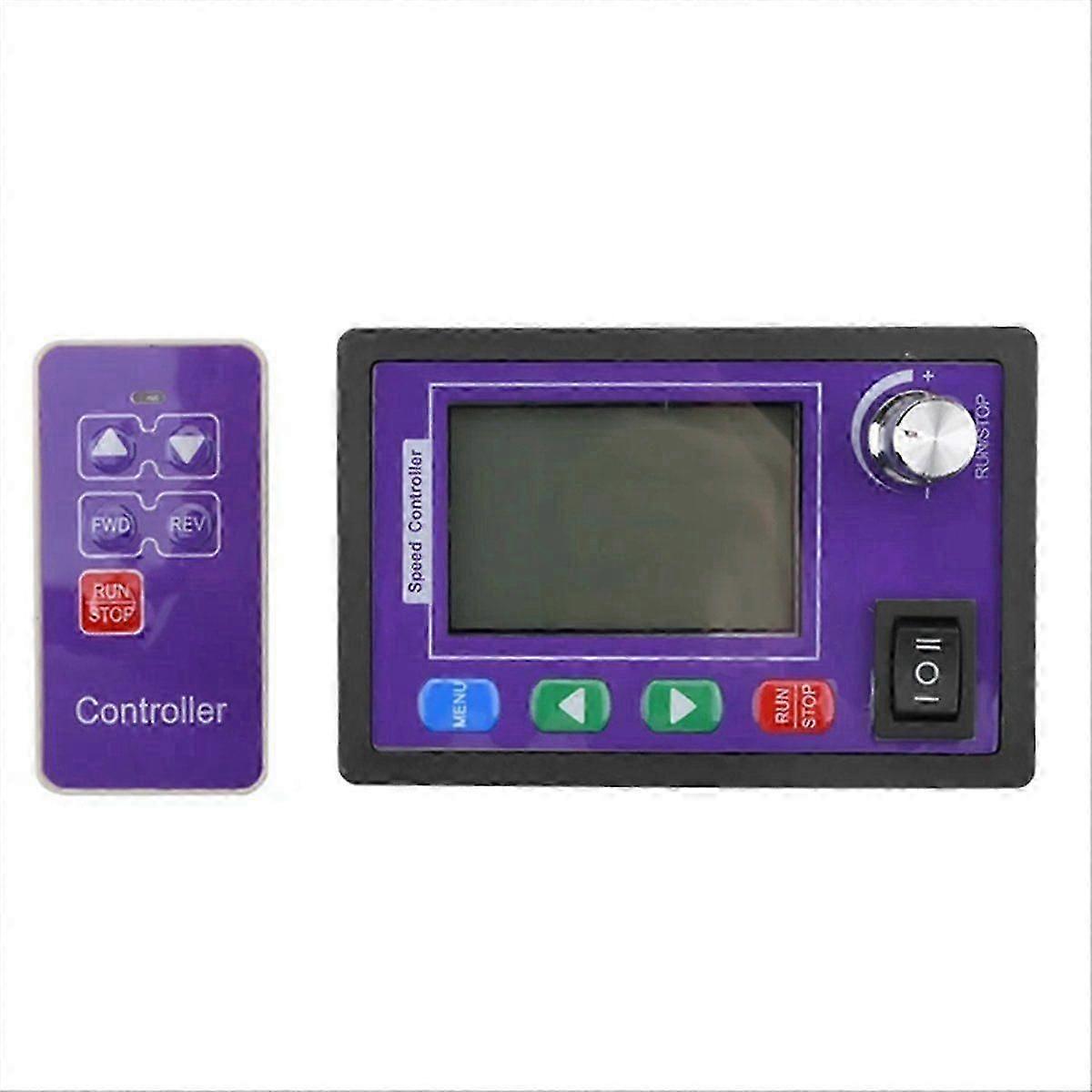 LCD Display Motor Speed Controller Wireless Remote Control PWM DC Brush Motor Controller DC10-55V 30A Voltmeter Tester