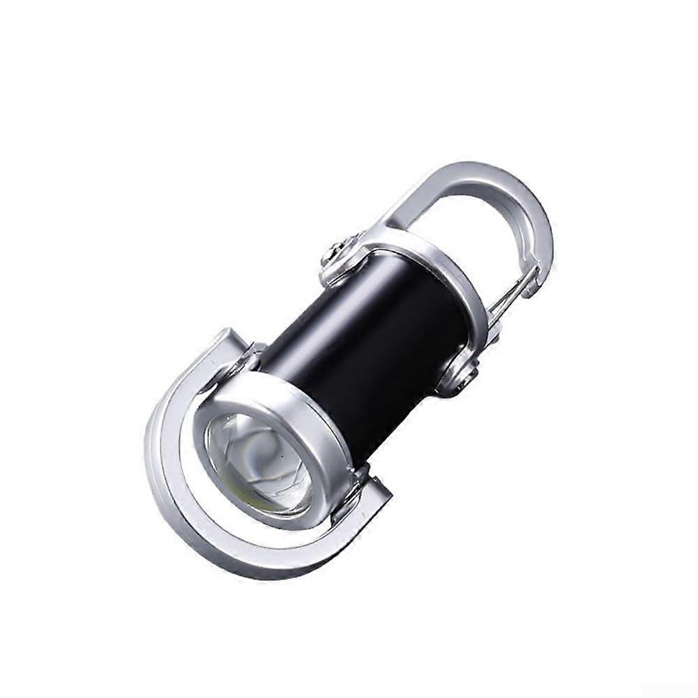 USB Rechargeable Keychain Flashlight, Waterproof Mini Torch with Multiple Lighting Modes for Camping